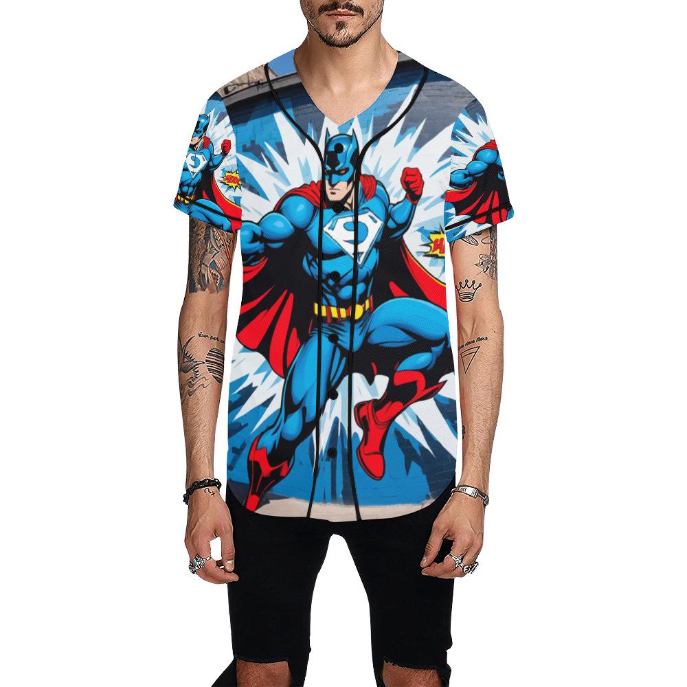 Basketball Jersey Men Supehero von UrbanShopEU