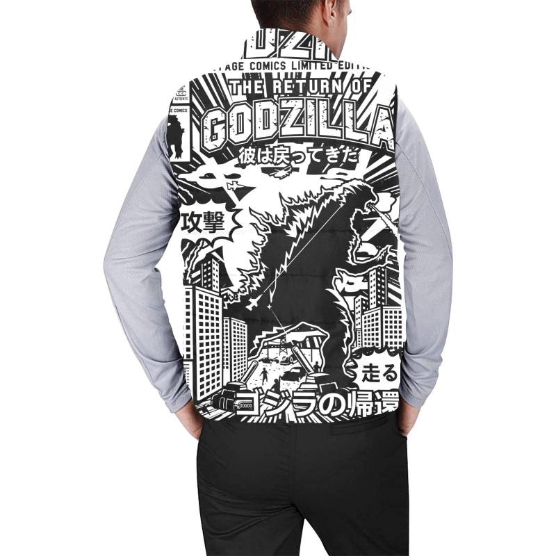 Gepolsterte Weste Godzilla Gojira Kaiju von UrbanShopEU