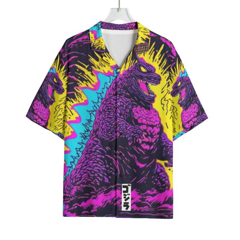 Godzilla Hemd Hawaiihemd Geschenk von UrbanShopEU