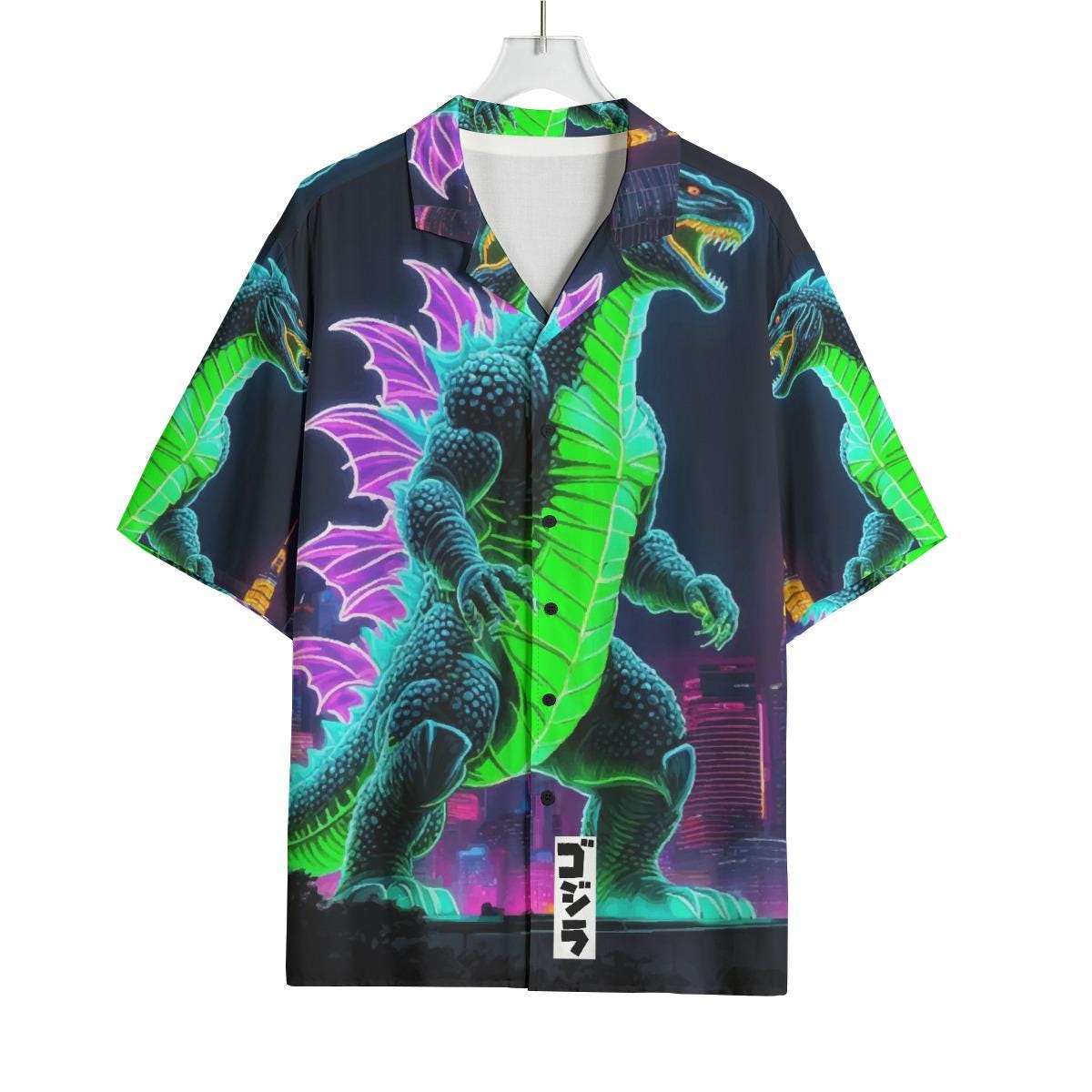 Godzilla Hemd Hawaiihemd von UrbanShopEU
