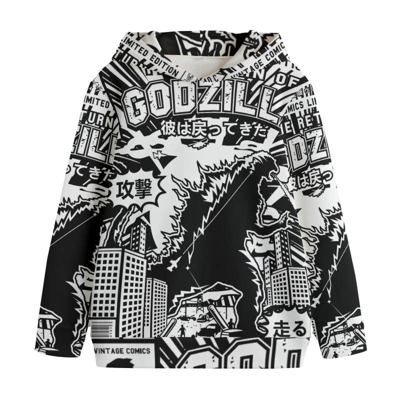 Godzilla Hoodie Kinder Gojira von UrbanShopEU