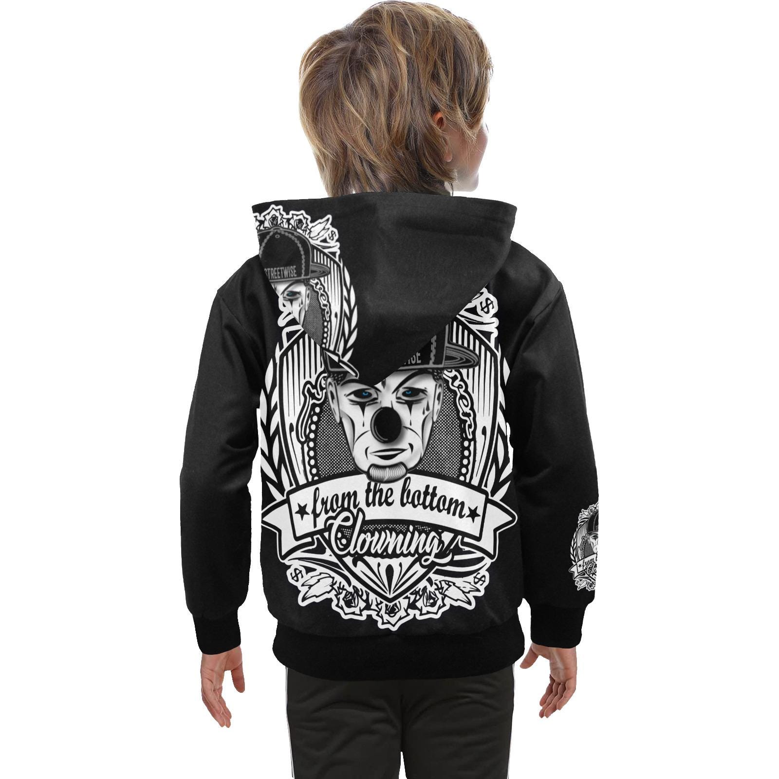 Hoodie Jungen Chicano Cholo Vato Loco Clown von UrbanShopEU