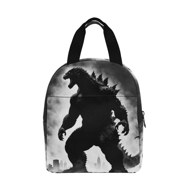 Lunch Tasche Godzilla Bag Kaiju Gojira Art Vintage Cartoon Comics von UrbanShopEU
