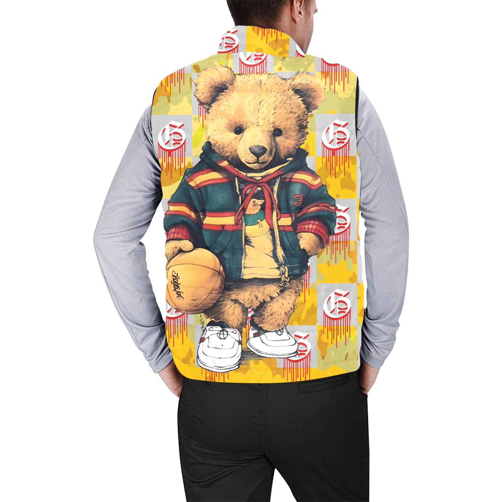 Weste Gepolsterte Bear Gangsta Hip Hop von UrbanShopEU