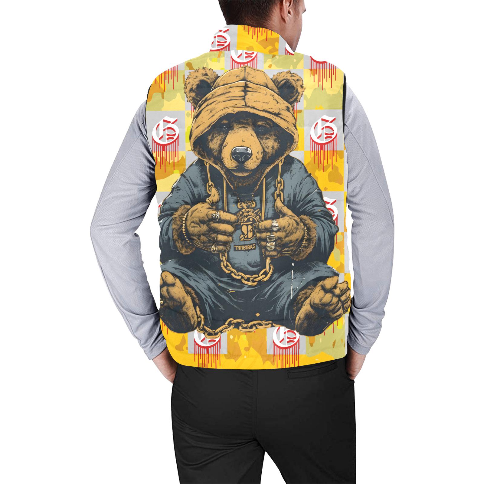 Weste Gepolsterte Bear Hip Hop Gangsta von UrbanShopEU