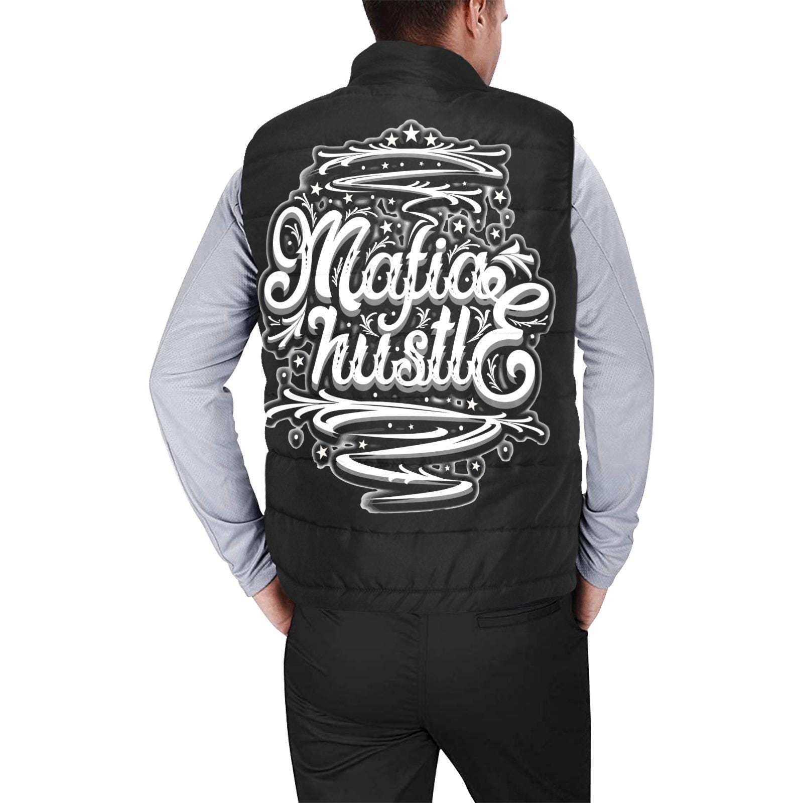 Weste Gepolsterte Gangsta Gangster Mafia von UrbanShopEU