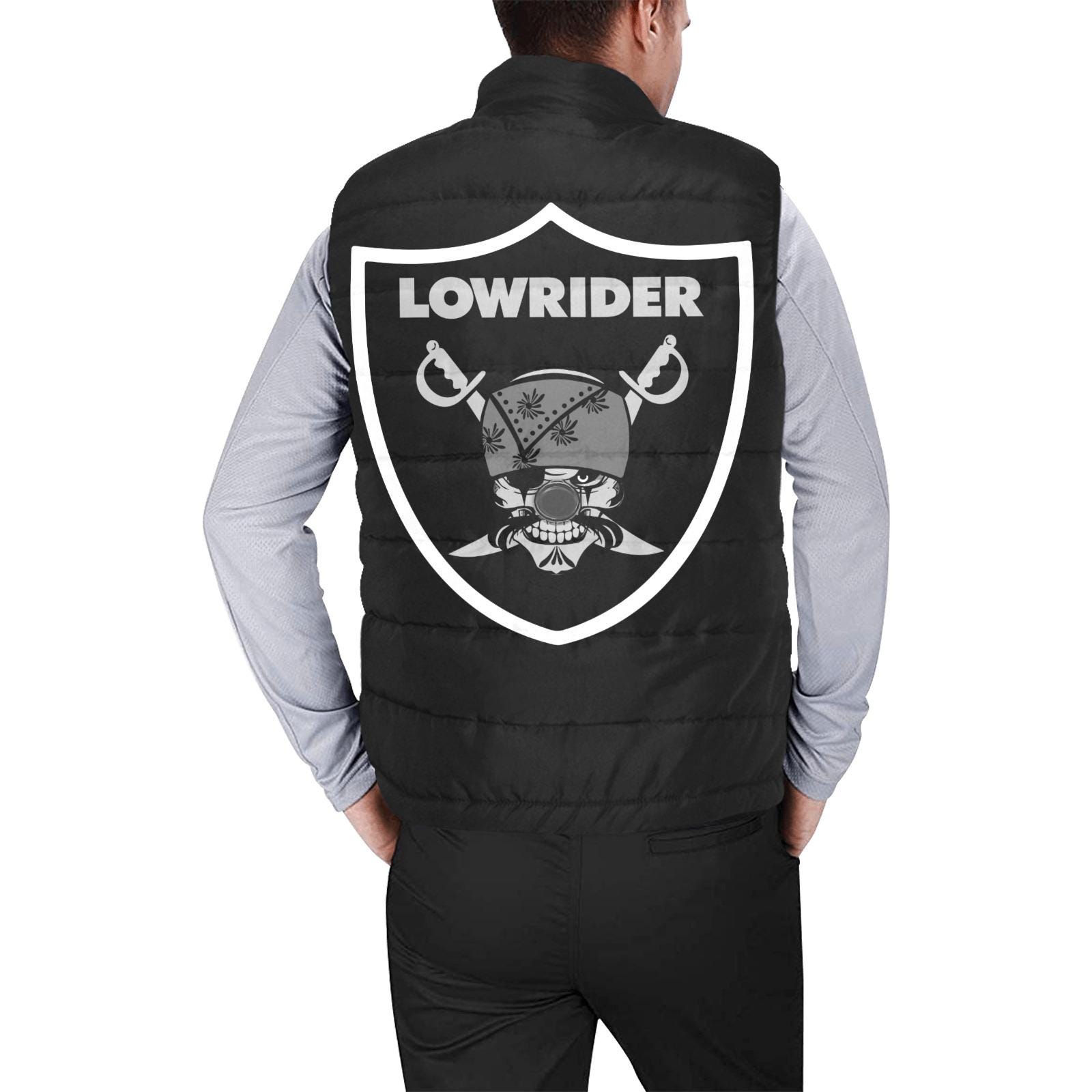 Weste Gepolsterte Gangster Gangsta Lowrider Low Rider von UrbanShopEU