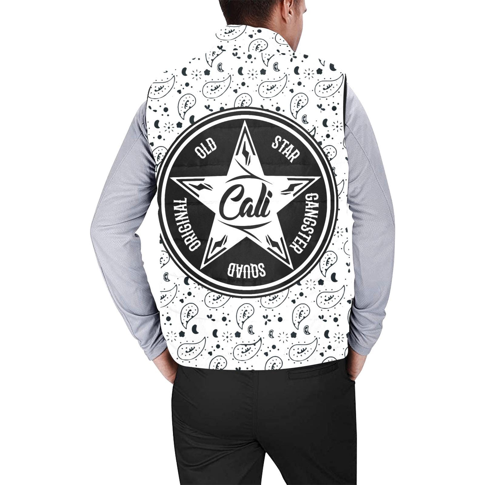 Weste Gepolsterte Mafia Gangsta Old Star Gangster von UrbanShopEU