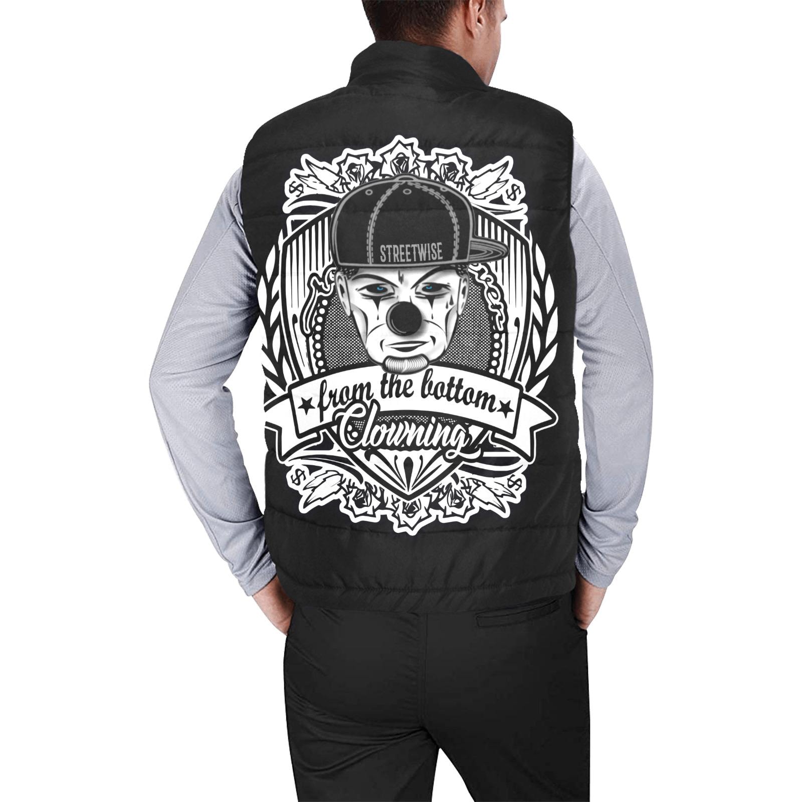 Weste Gepolsterte Vato Loco Clown Chicano Gangsta von UrbanShopEU