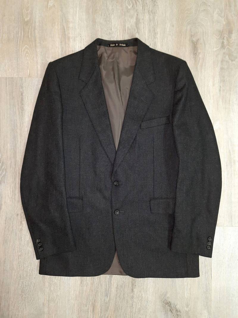 Vintage Dunn & Co Blazer Herren Jacke Zwei Knopf 1980Er Mod Sport Mantel Seltenes Sammlerstück Hochzeit Made in Britain Größe M von UrbanSpirits