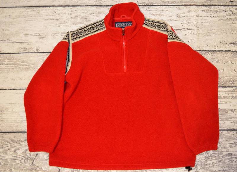 Vintage Lands End Fleece Damen Technik Tragen Outdoor Pullover Sweatshirt Größe M von UrbanSpirits