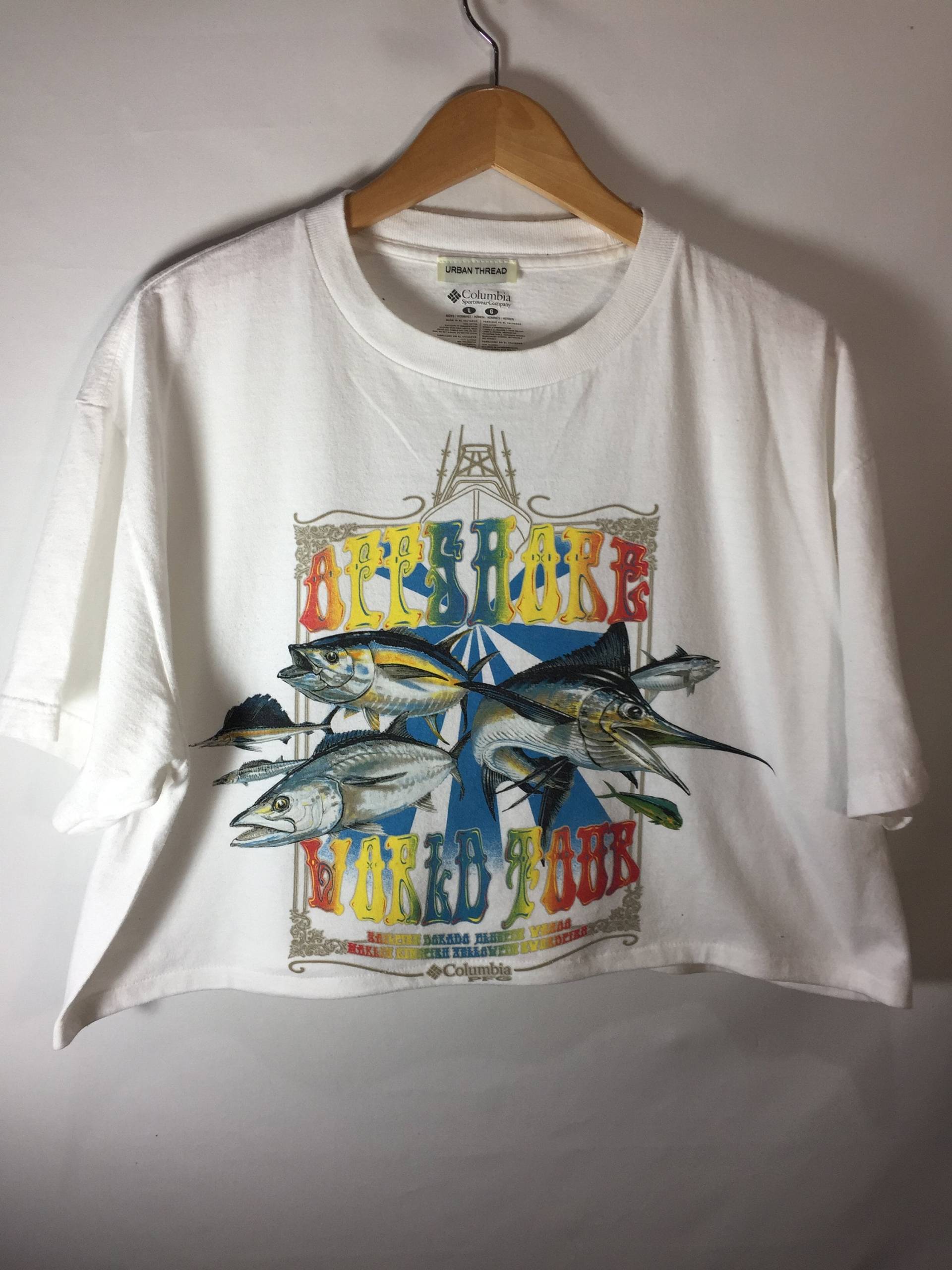 Großes Übersee Welt Tour Cropped T-Shirt von UrbanThreadProject