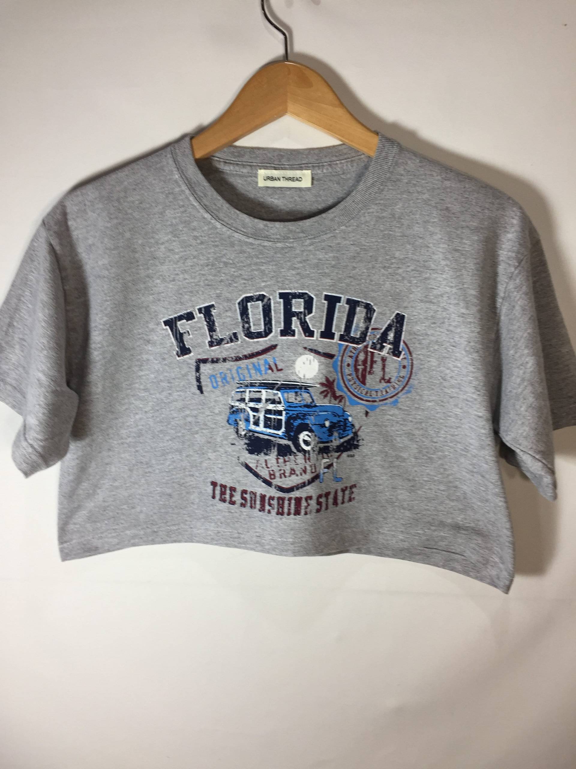 Kleiner Florida Sunshine State Cropped T-Shirt von UrbanThreadProject