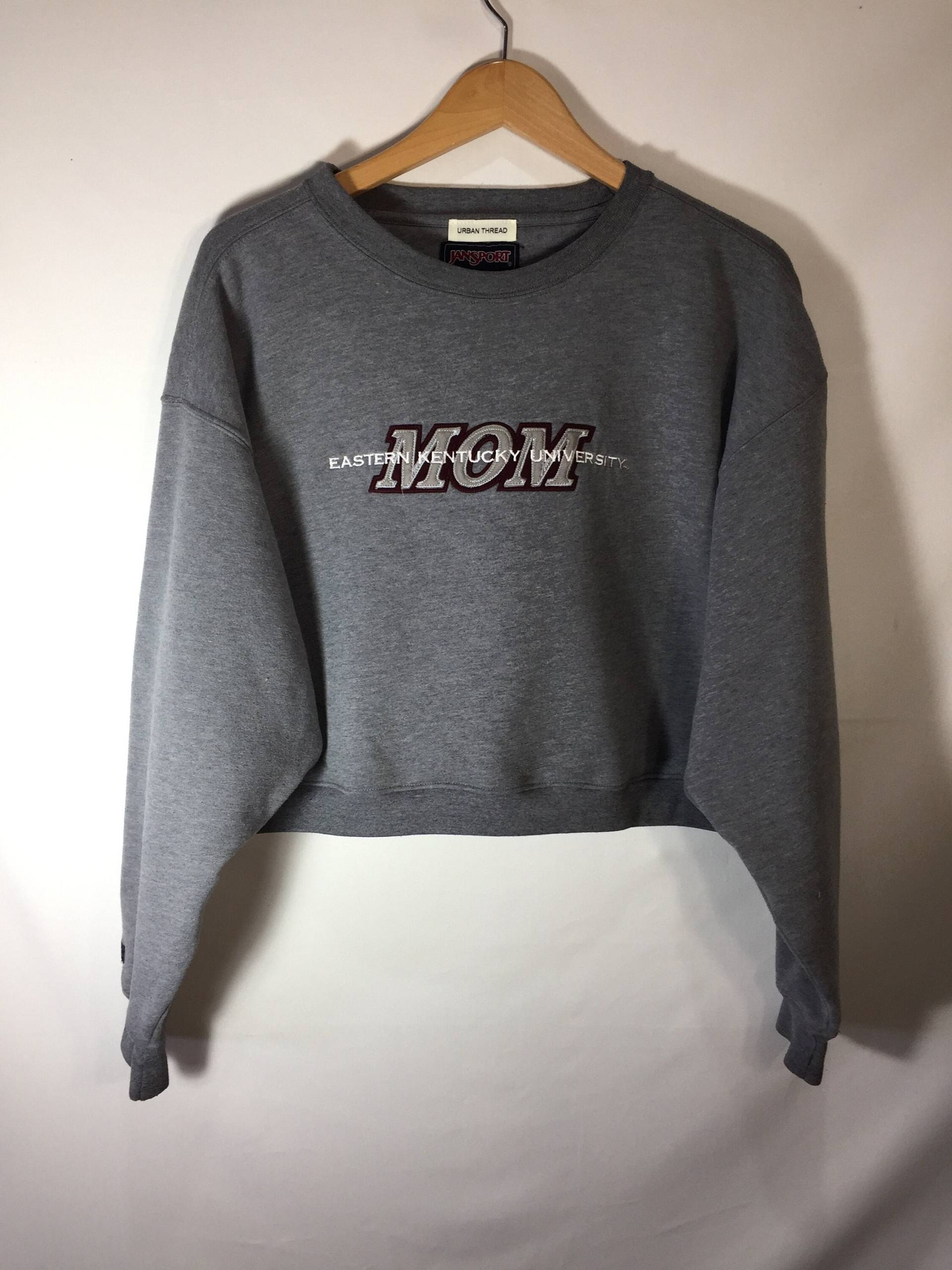 x-Large Eastern Kentucky State Mom Cropped Sweatshirt x-Large Eastern Kentucky State Mom Cropped Sweatshirt von UrbanThreadProject
