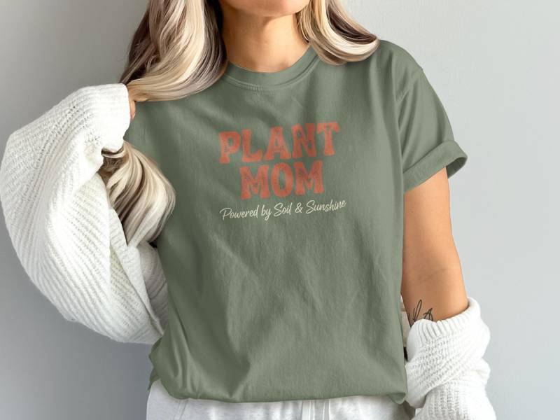 Comfort Colors® Lustiges Garten Shirt Für Pflanzenliebhaber, Gartenarbeit Tshirt Geschenk, Gartenliebhaber T-Shirt, Niedliches Pflanzen Frauen von UrbanTreasureTees