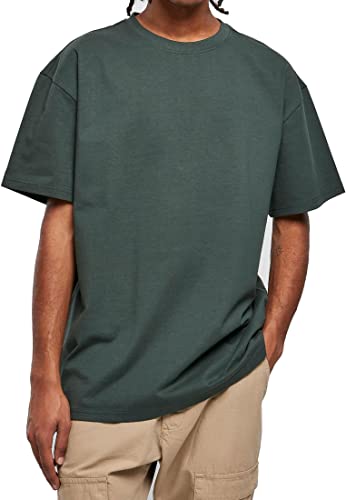 Urbandreamz Herren Heavy Oversized T-Shirt Bottlegreen - 4XL - von Urbandreamz