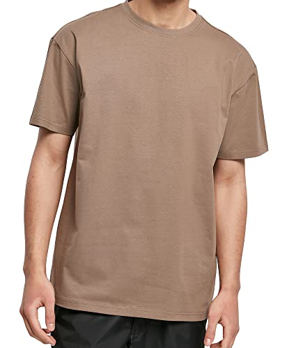 Urbandreamz Herren Heavy Oversized T-Shirt Darkkhaki - L - von Urbandreamz