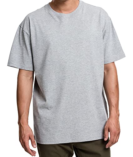 Urbandreamz Herren Heavy Oversized T-Shirt Grey - 3XL - von Urbandreamz