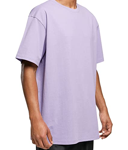 Urbandreamz Herren Heavy Oversized T-Shirt Lavender - 4XL - von Urbandreamz