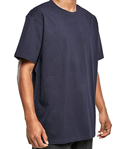 Urbandreamz Herren Heavy Oversized T-Shirt Midnightnavy - 3XL - von Urbandreamz