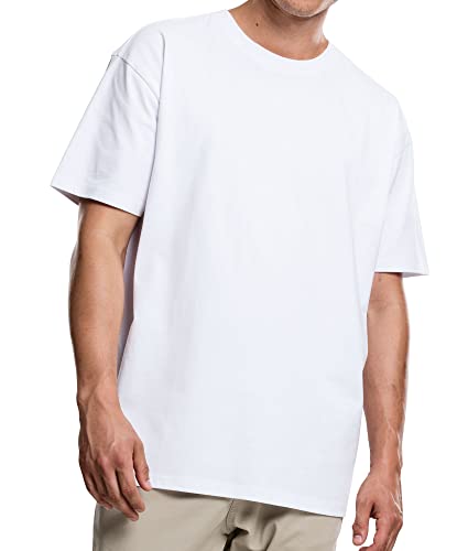 Urbandreamz Herren Heavy Oversized T-Shirt White - 3XL - von Urbandreamz