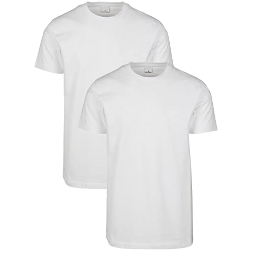 Urbandreamz Herren T-Shirt 2-Pack White + White XL von Urbandreamz