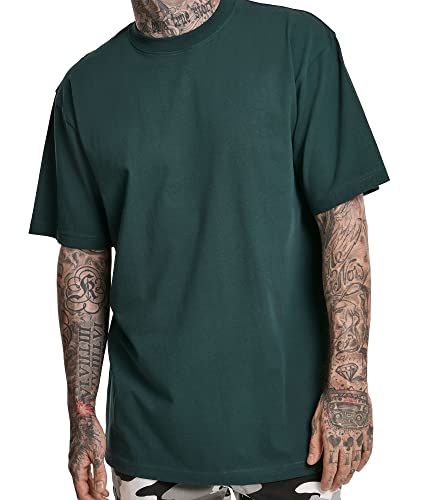 Urbandreamz Herren Tall T-Shirt Bottlegreen - 5XL - von Urbandreamz