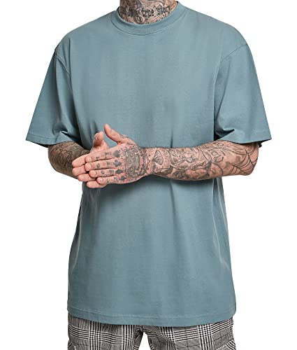 Urbandreamz Herren Tall T-Shirt Dustyblue - 5XL - von Urbandreamz