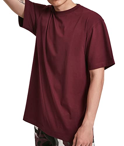 Urbandreamz Herren Tall T-Shirt Redwine - 4XL - von Urbandreamz