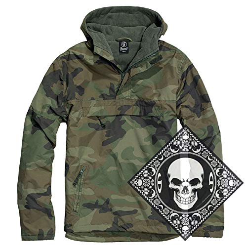 Brandit Windbreaker Woodland Gr. M Brandit Windbreaker Woodland Gr. M von urbandreamz