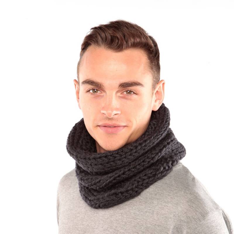 Chunky Knit Snood, Unisex Gestrickter Wollschal, Farboptionen Verfügbar Chunky Knit Snood, Unisex Gestrickter Wollschal, Farboptionen Verfügbar von Urbanknit