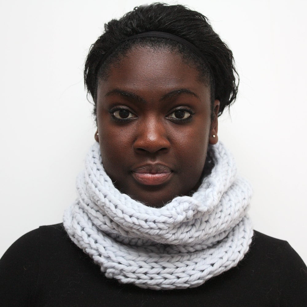 Hellblauer Schlauchschal, Unisex Winterschal, Wolle 100% Hellblauer Schlauchschal, Unisex Winterschal, Wolle 100% von Urbanknit