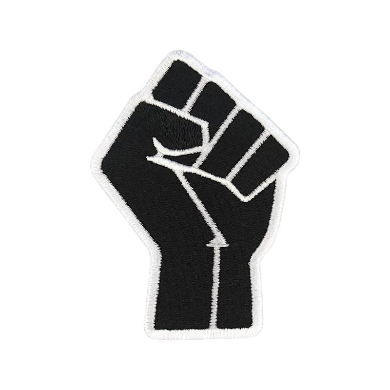 Urbanski Patch Erhobene Faust Symbol Zum Aufbügeln 8 X 5, 7 cm | Aufnäher Applikation Bügelbild von UrbanskiShop