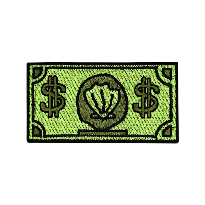 Urbanski Patch Krabbendollar Mr. Krabs First Dollar Zum Aufbügeln 4 X 8, 7 cm | Aufnäher Applikation Bügelbild von UrbanskiShop