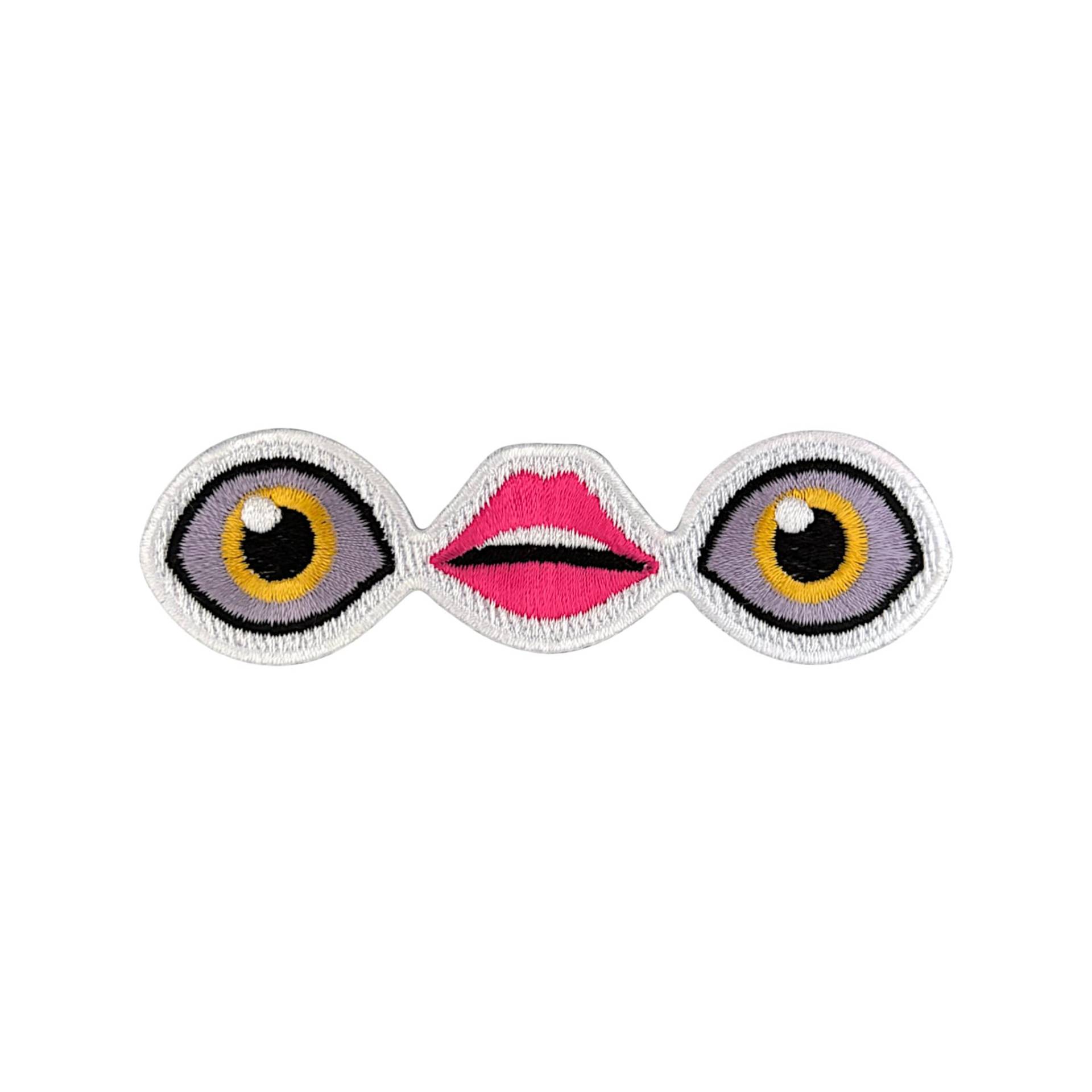 Urbanski Patch Lustiger Smiley Auge Lippe Zum Aufbügeln 2, 2 X 9, 3 cm | Aufnäher Applikation Bügelbild Urbanski Patch Lustiger Smiley Auge Lippe Zum Aufbügeln 2, 2 X 9, 3 cm | Aufnäher Applikation Bügelbild von UrbanskiShop