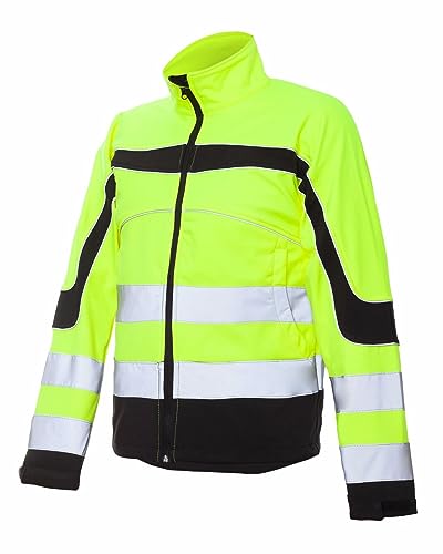 Urgent Arbeitsjacke Softshell Wasserdicht Winterjacke Warnjacke (Soft-URGNEO-GELB) (2XL) von Urgent