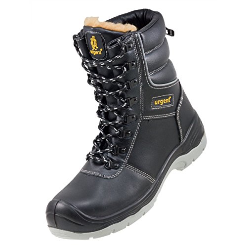 Urgent Winterschuhe 113 S3 Arbeitsschuhe GEFÜTTERT Arbeitsstiefel (41) von Urgent