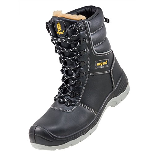 Urgent Winterschuhe 113 S3 Arbeitsschuhe GEFÜTTERT Arbeitsstiefel (42) von Urgent