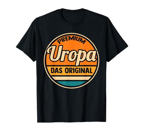 Urgroßvater Urenkel Uropa Geschenk T-Shirt, Herren, Schwarz, S, Kurzarm, Klassisch, U-Ausschnitt, Familienmotiv 'Uropa' Urgroßvater Urenkel Uropa Geschenk T-Shirt, Herren, Schwarz, S, Kurzarm, Klassisch, U-Ausschnitt, Familienmotiv 'Uropa' von Urgroßvater Urenkel Uropa Geschenk