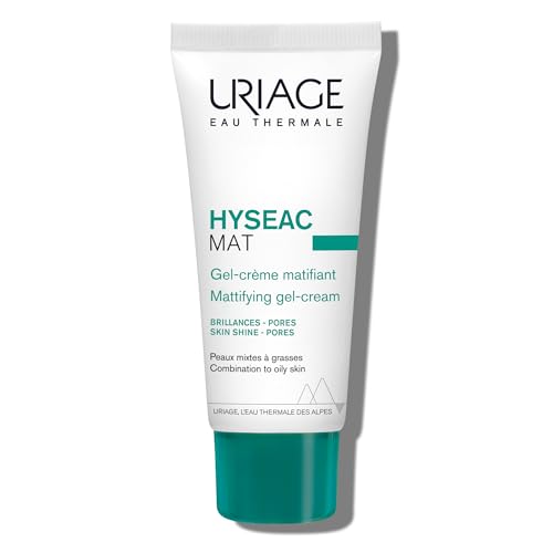 Uriage Hyseac Mat mattierende Emulsion - Reduziert Hautglanz, absorbiert überschüssigen Talg & strafft die Poren - Feuchtigkeitscreme für Mischhaut bis fettige Haut - Ideale Makeup-Unterlage - 40ml von Uriage