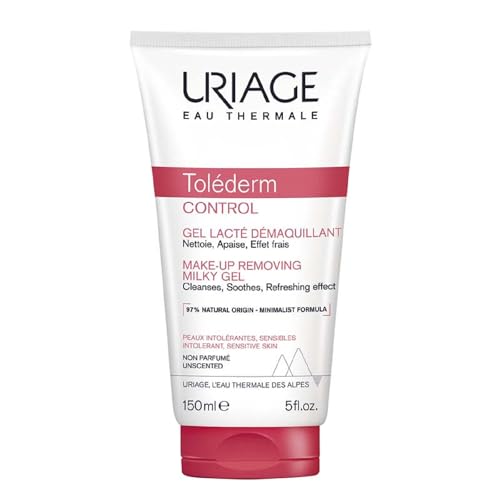 Uriage Toléderm Control Make-Up Entfernendes milchiges Gel, 150 ml von Uriage