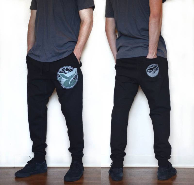 Buckelwal Jogger - Jogginghose Sacred Geometry Joggers Festival Herren Joggerhose Haremshose von UriahClearLight