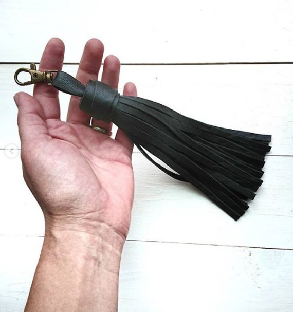 Große Echtes Leder Schlüsselanhänger, Reißverschluss Ziehen, Geschenk Für Sie, Personalisierte Farben von UrsaMinorBags