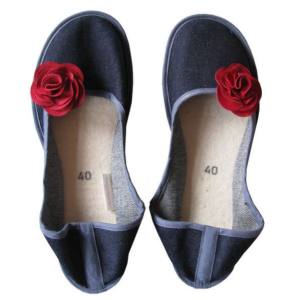 Ursanina Ballerinas Jeans von Ursanina
