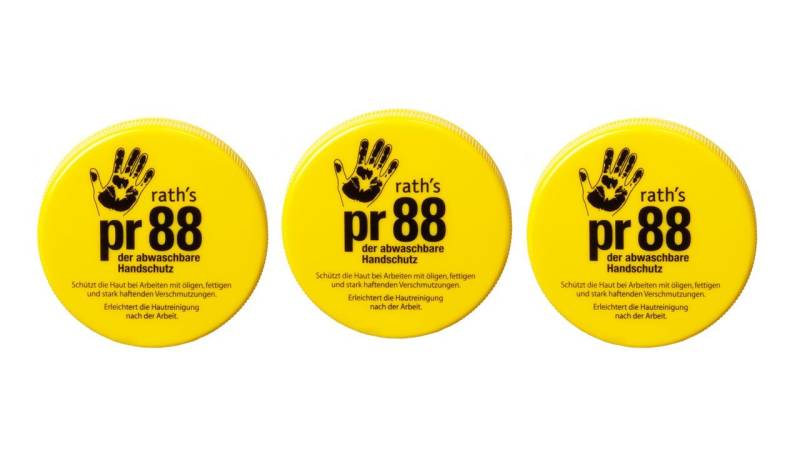 Ursula Rath Handpflege-Set Ursula Rath pr88 Hautschutzcreme - atmungsaktiver Schutzfilm, 3-tlg., parfümiert von Ursula Rath