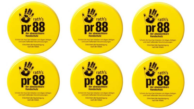 Ursula Rath Handpflege-Set Ursula Rath pr88 Hautschutzcreme - atmungsaktiver Schutzfilm, 6-tlg., parfümiert von Ursula Rath