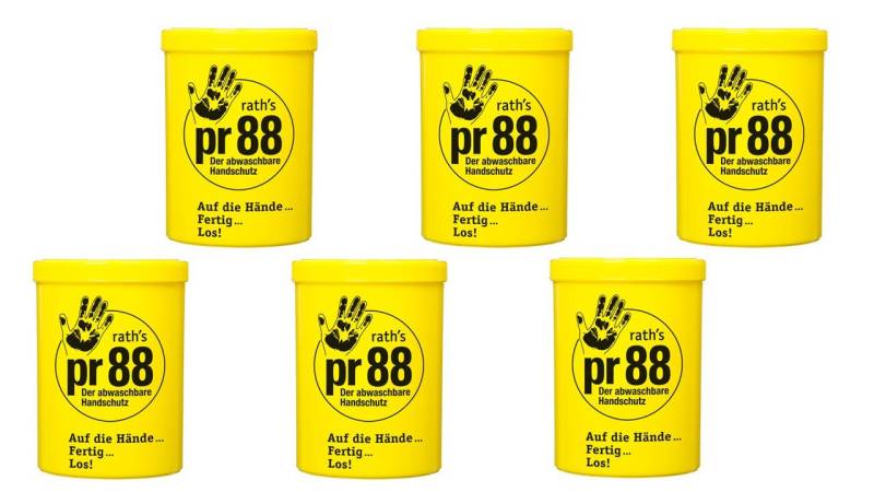 Ursula Rath Handpflege-Set Ursula Rath pr88 Hautschutzcreme - atmungsaktiver Schutzfilm, 6-tlg., parfümiert von Ursula Rath