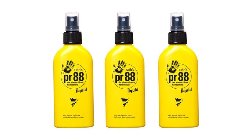 Ursula Rath Handpflege-Set Ursula Rath pr88 liquid atmungsaktiver Hautschutzfluid, 3-tlg., unparfümiert von Ursula Rath