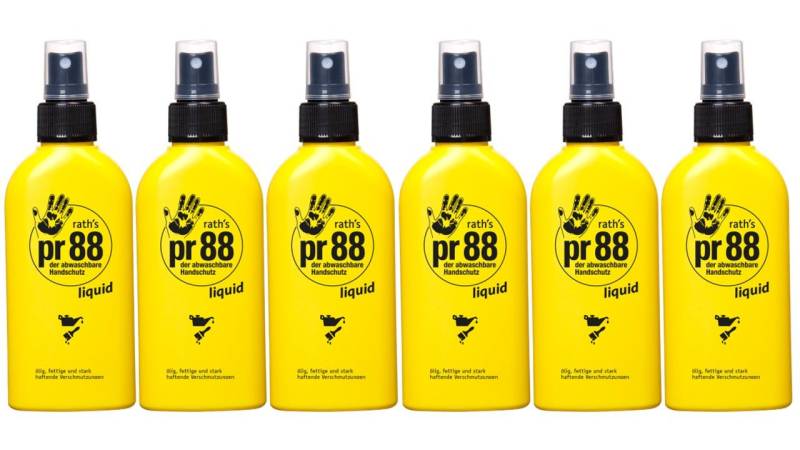 Ursula Rath Handpflege-Set Ursula Rath pr88 liquid atmungsaktiver Hautschutzfluid, 6-tlg., unparfümiert von Ursula Rath