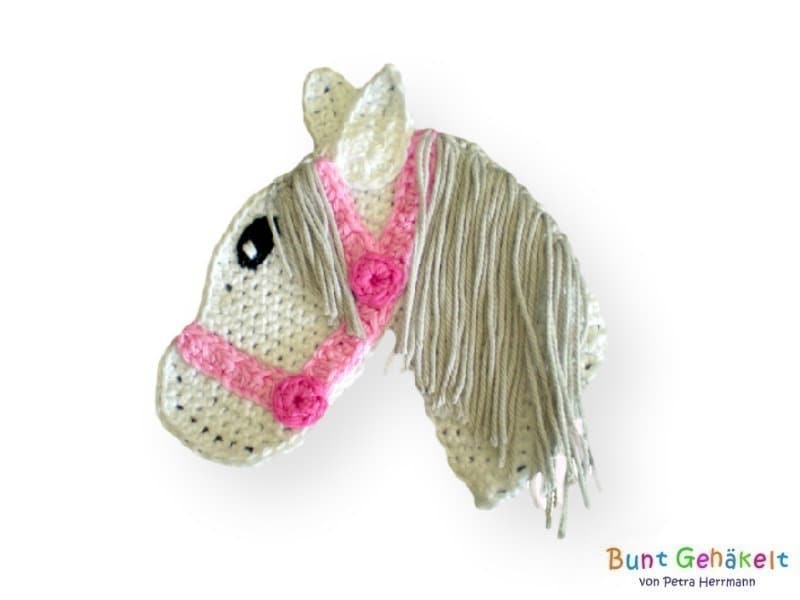 Pferd Häkelapplikation von UrsulaPetra